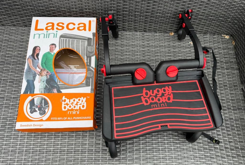 Lascal BuggyBoard Mini meerijdplankje, Kinderen en Baby's, Ophalen of Verzenden, Zo goed als nieuw, Kinderwagen, Overige merken