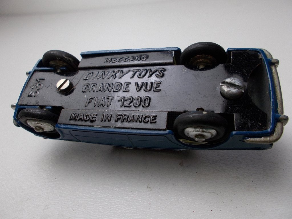 1959 Dinky Toys 531 FIAT 1200 GRANDE VUE (Gerestaureerd.), Ophalen of Verzenden, Gebruikt, Auto, Dinky Toys