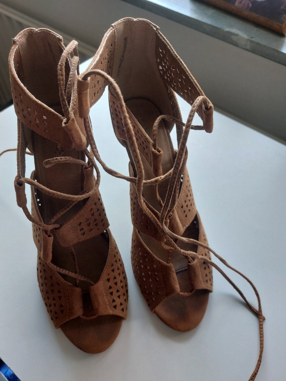 Mooie bruine zomer schoenen - Pinkie - Maat 39, Bruin, Pinkie, Gedragen, Sandalen of Muiltjes