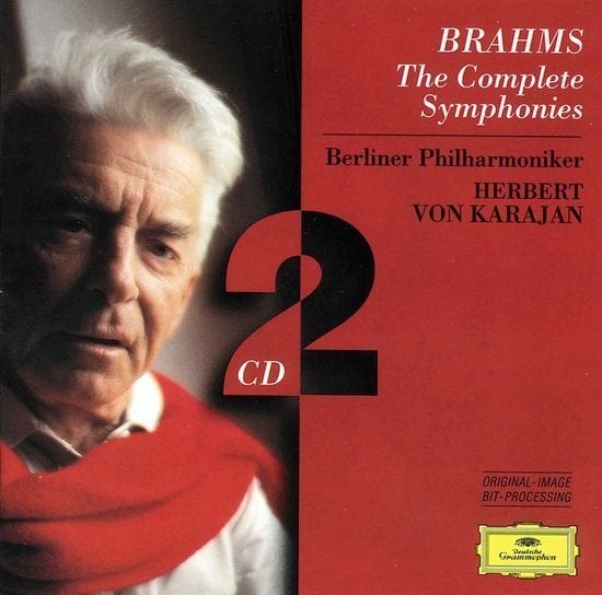Brahms: Complete Symphonies. Karajan. 2 CD’s, Ophalen of Verzenden, Classicisme, Zo goed als nieuw, Orkest of Ballet