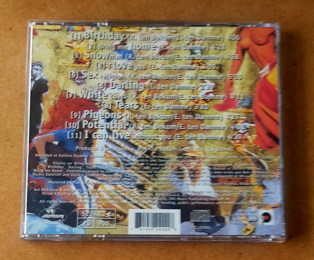 Foto 2 van Ellen ten Damme - Kill Your Darlings CD 1994