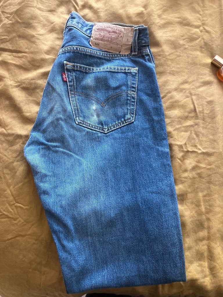 Levi’s 501 Jeans W32/L36 Straight Fit , Levi's, Blauw, Ophalen of Verzenden, Zo goed als nieuw