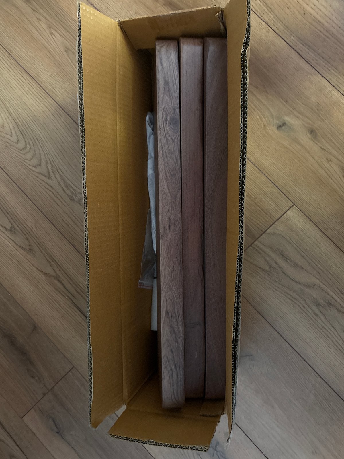 Wandplank Lume donkerbruin acaciahout – set van 3 – nieuw, Ophalen of Verzenden, Nieuw
