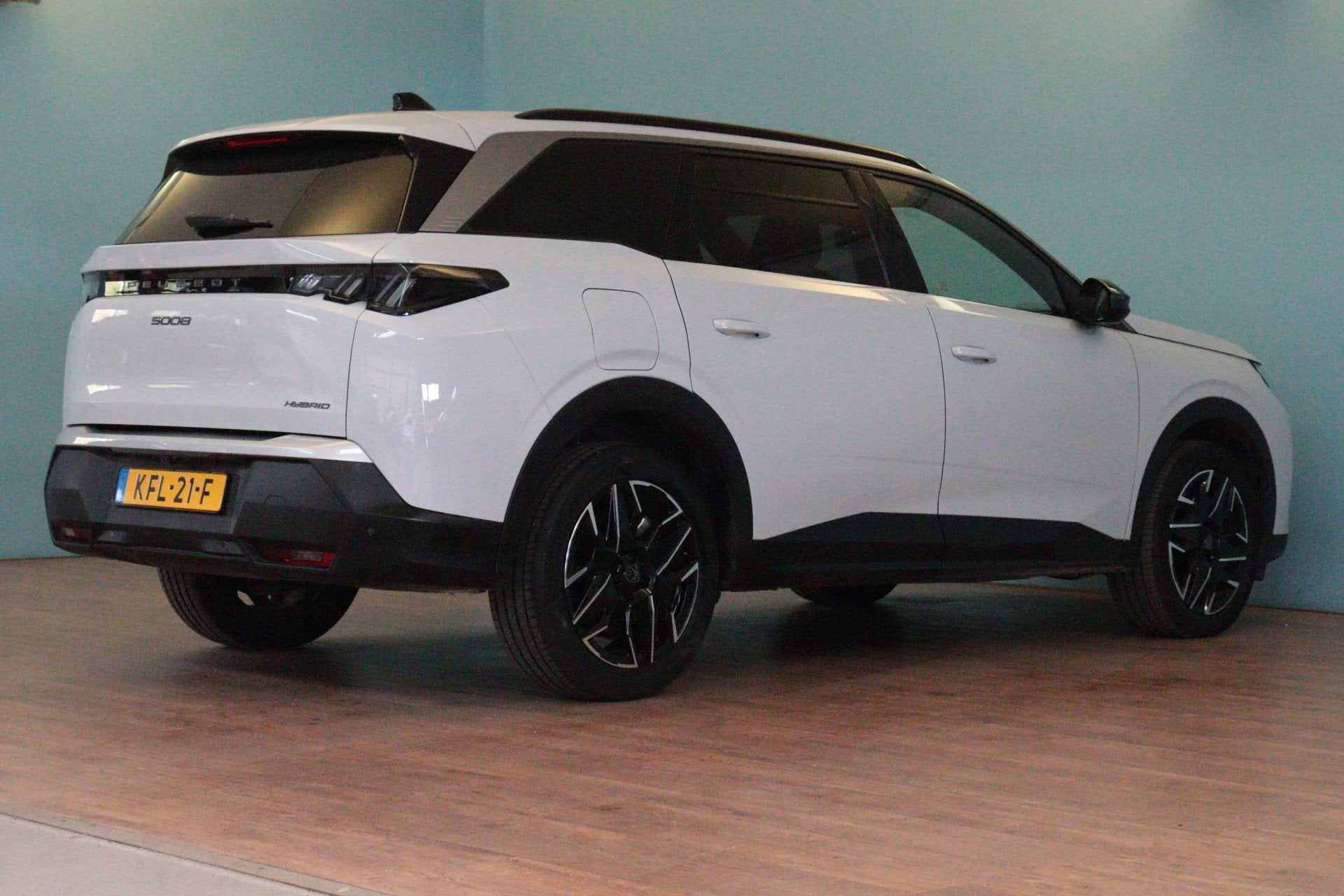 Peugeot 5008 1.2 Hybrid 145 Allure Automaat | 7 PERS | APPCO, Auto's, Peugeot, Gebruikt, 1199 cc, 7 stoelen, Wit