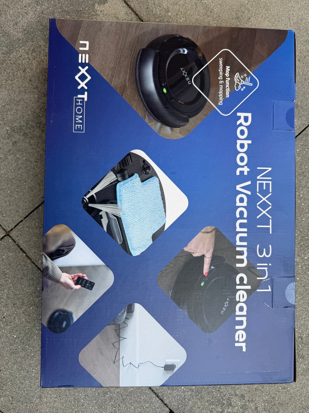 Zo goed als nieuwe Robot Stofzuiger - NEXTT 3-in-1, Overige merken, Ophalen of Verzenden, Zo goed als nieuw, Robotstofzuiger