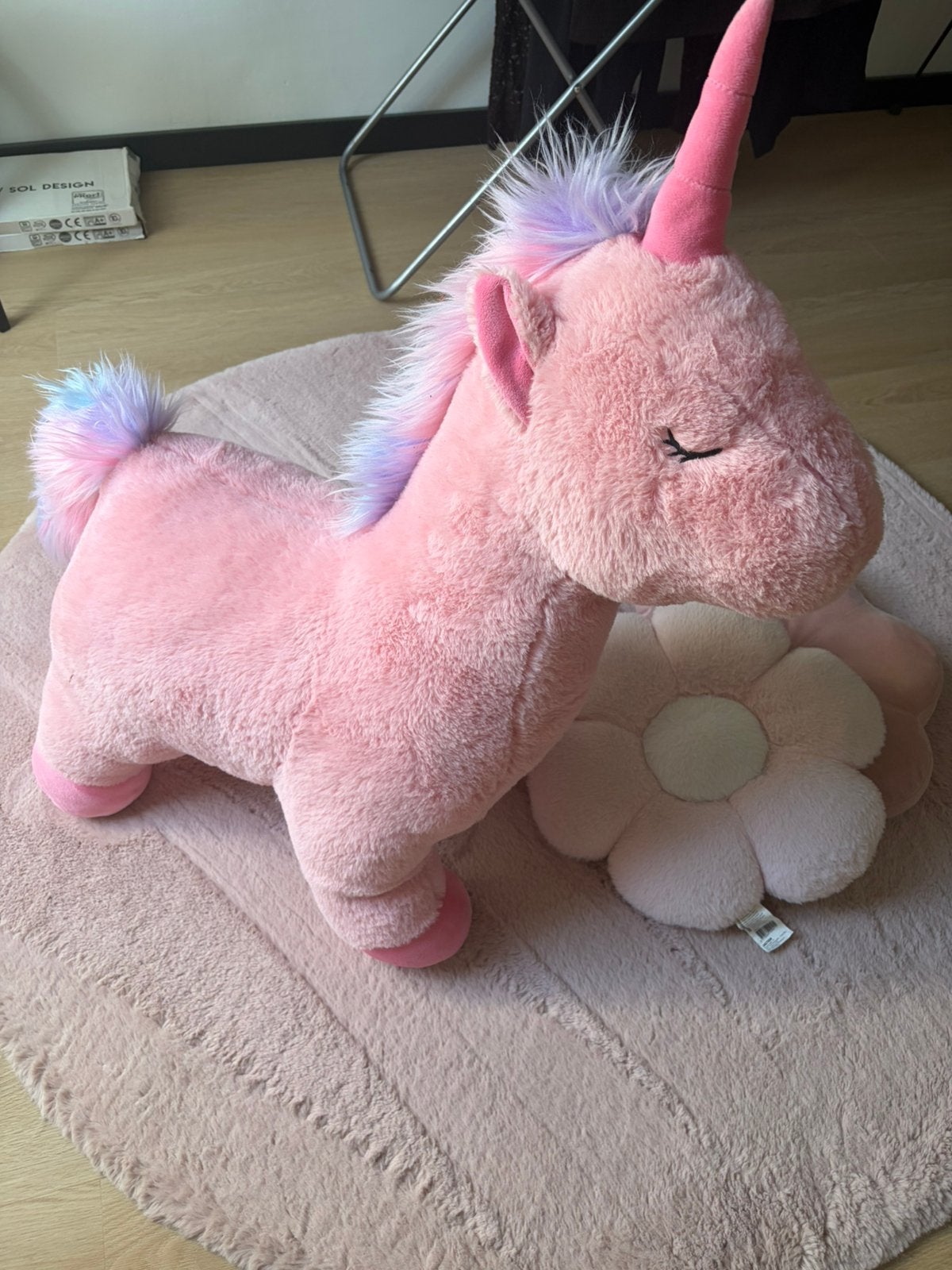 Unicorn knuffel, Kinderen en Baby's, Speelgoed | Knuffels en Pluche, Ophalen, Zo goed als nieuw, Overige typen