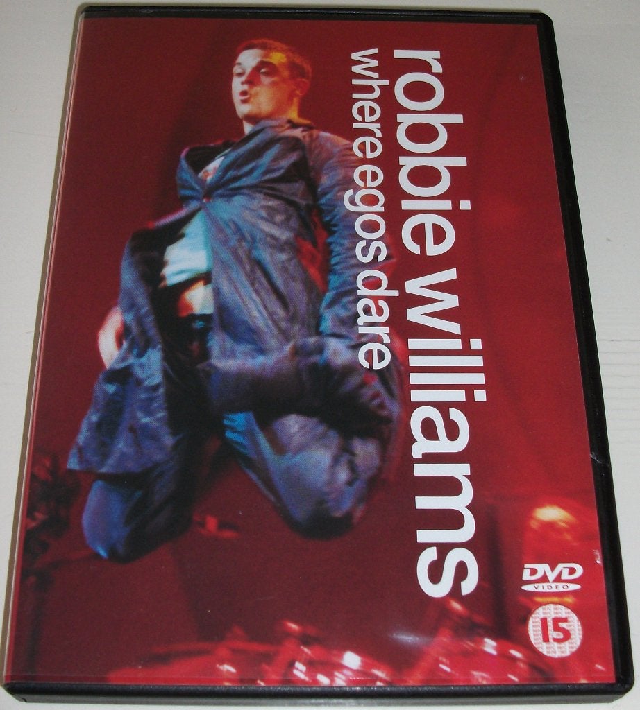 Dvd *** ROBBIE WILLIAMS *** Where Egos Dare, Vanaf 16 jaar, Ophalen of Verzenden, Inclusief boekje, Concert