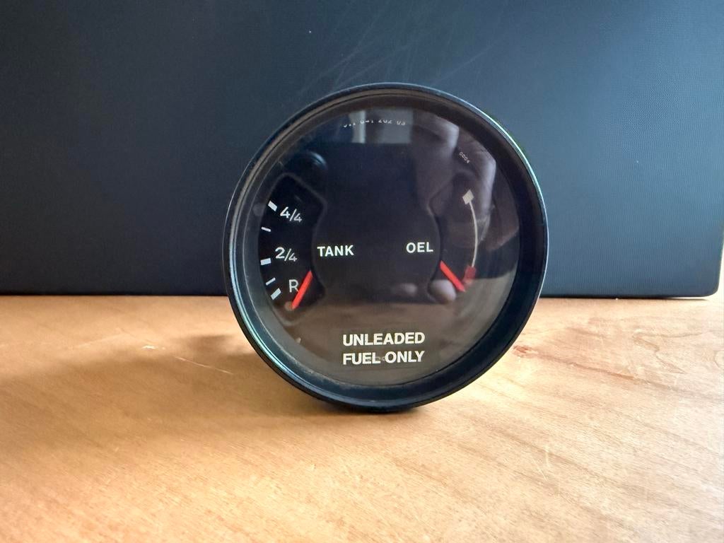 Porsche 911SC/Carrera/930 Turbo Olie- en Benzine meter, Auto-onderdelen, Ophalen of Verzenden, Gebruikt, Porsche