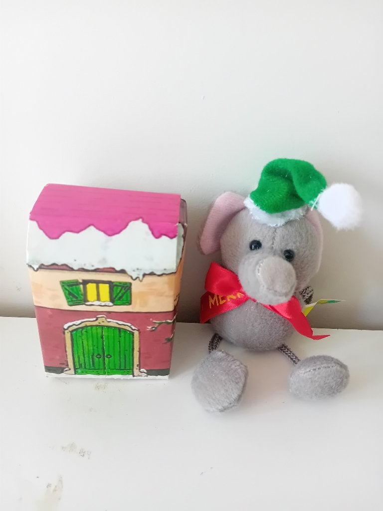 Kerstbungel olifant, Ophalen, Gebruikt, Knuffel of Figuurtje