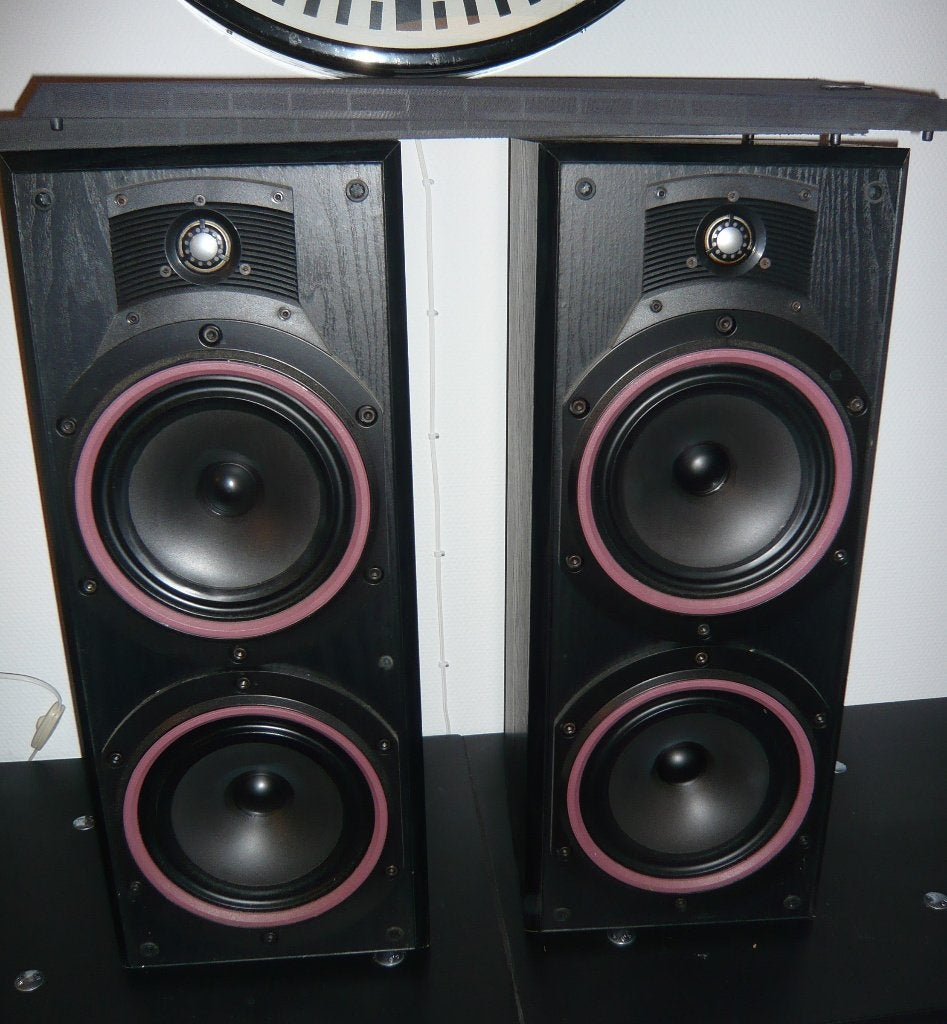 Bowers&Wilkins B&W DM320 luidsprekers 100 Watt, Ophalen, Stereo speakers, Gebruikt, 60 tot 120 watt