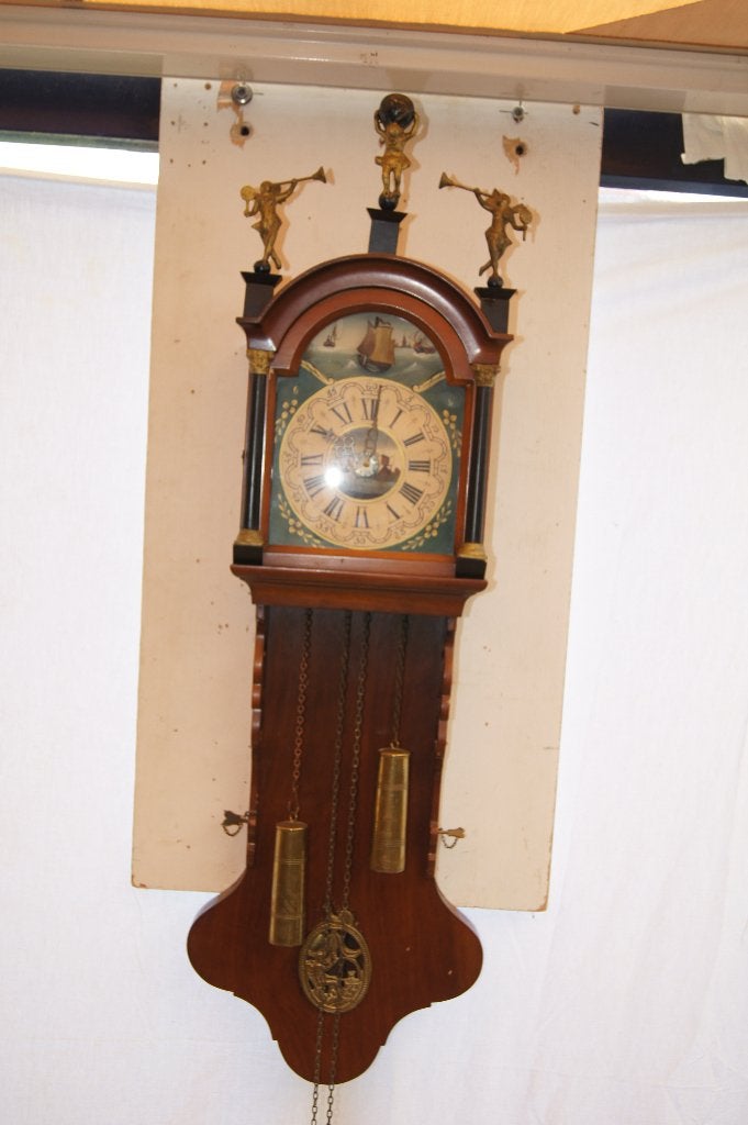 Friese Staartklok met meganiek, Antiek en Kunst, Ophalen of Verzenden