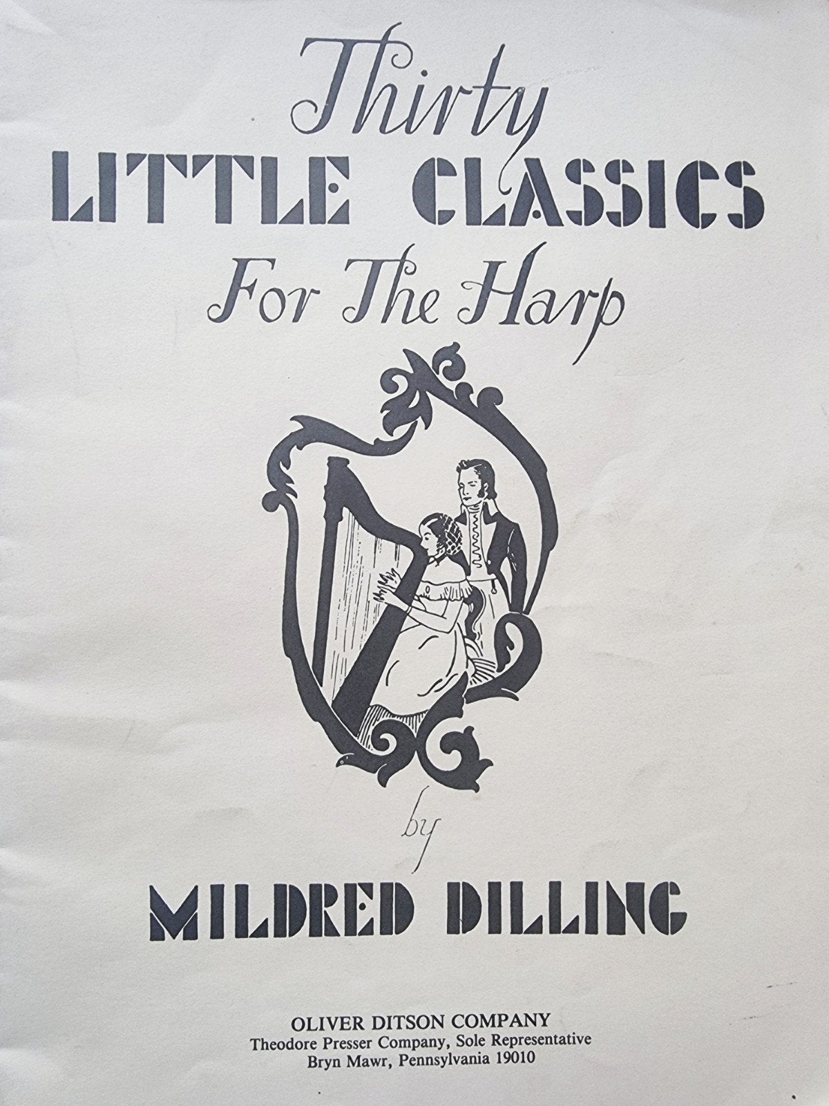Thirty Little Classics For The Harp - Mildred Dilling Div47, Gebruikt, Verzenden, Overige instrumenten, Thema