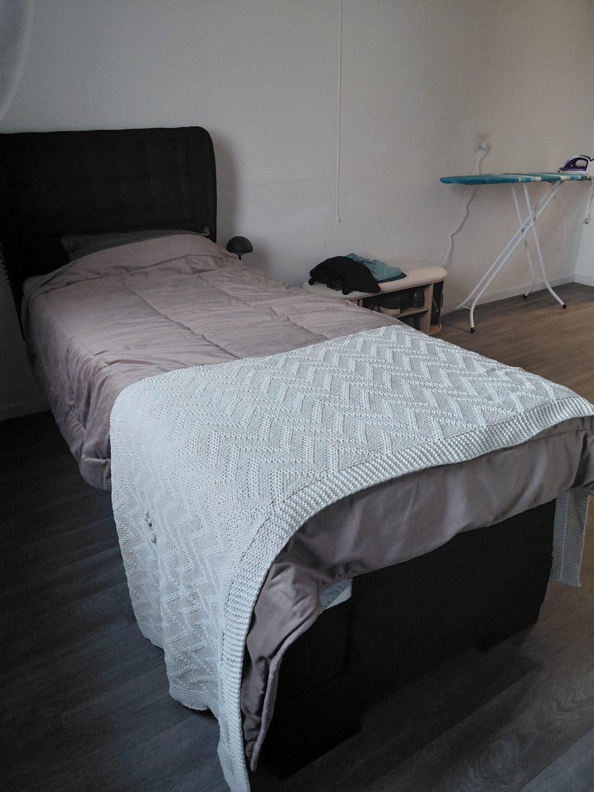 Elektrische verstelbare boxspring met matras (80x200), Huis en Inrichting, Ophalen, Eenpersoons, Zo goed als nieuw, 80 cm