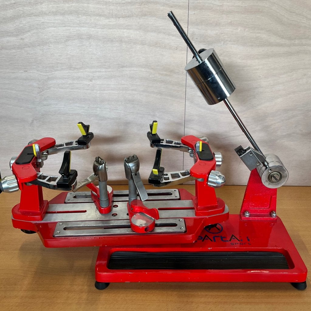 Bespanmachine Hefboom Bespanapparaat Rood Tennis, Overige typen, Niet ingevuld, Ophalen of Verzenden, Zo goed als nieuw