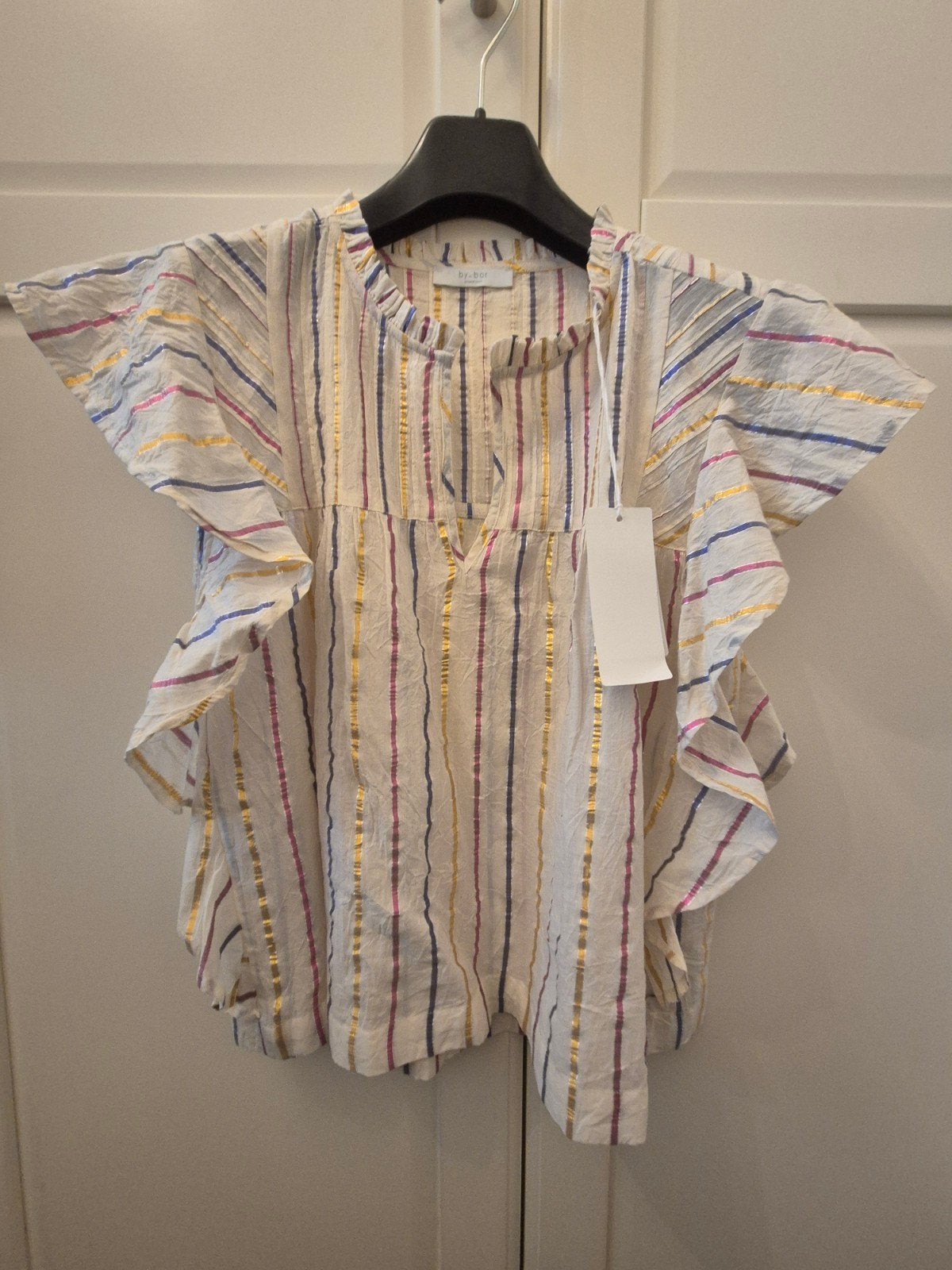 Blouse met korte mouwen van By-Bar, Meerkleurig, Nieuw, Ophalen of Verzenden, Maat 38/40 (M)