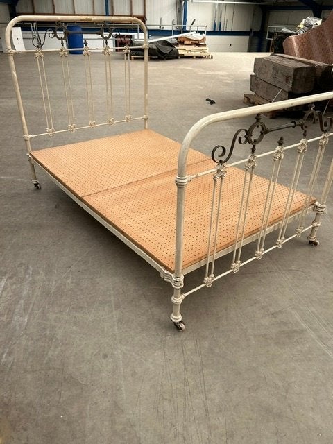 bed, Ophalen, Gebruikt, Wit, Tweepersoons