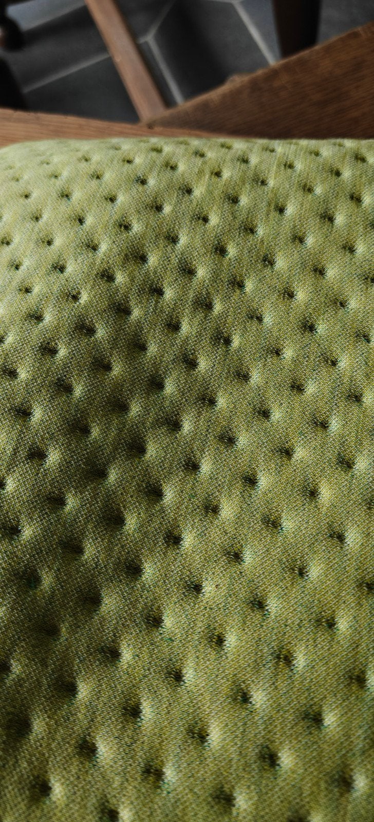 Kvadrat Febrik stof Otto - Lime Groen - 8 meter restant, Ophalen of Verzenden