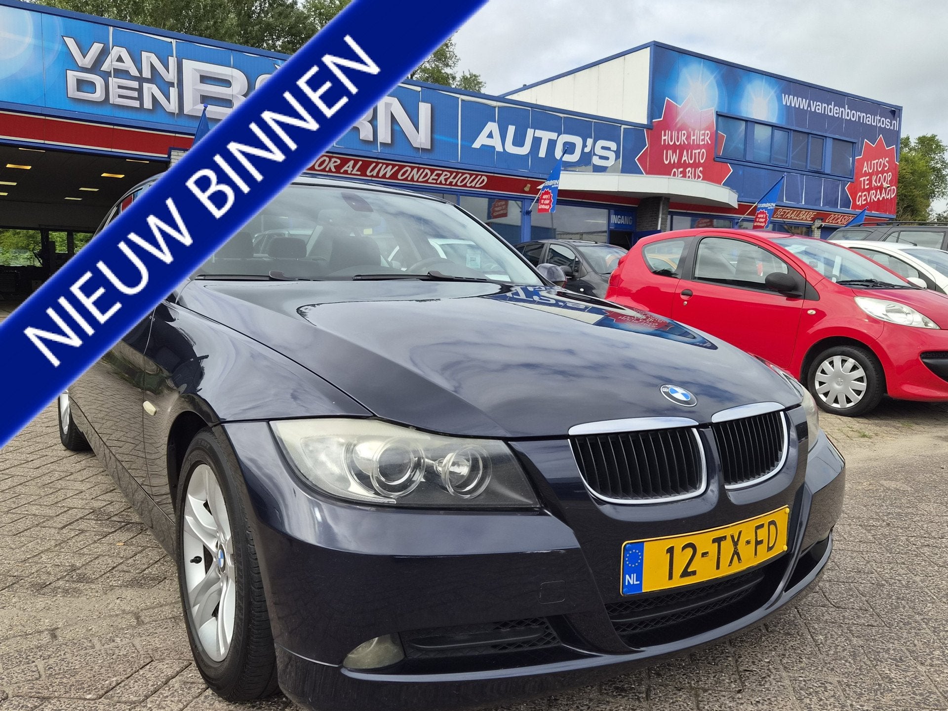 BMW 3 Serie 318i High Executive Airco 16'' L.M.V Nw APK, Auto's, 4 cilinders, Blauw, Bedrijf, Handgeschakeld