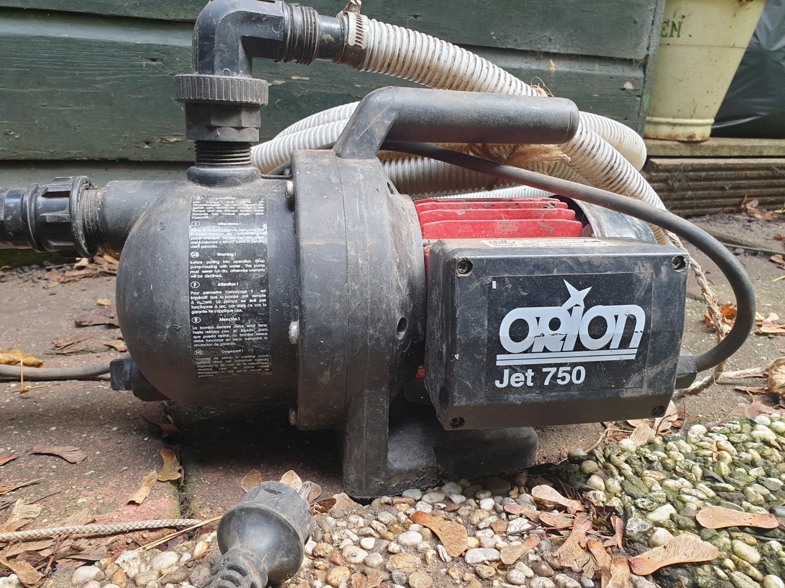 AL-KO Jet 750 Orion Hydrofoorpomp met slangen, Ophalen of Verzenden, Gebruikt, Elektrisch, Hydrofoorpomp