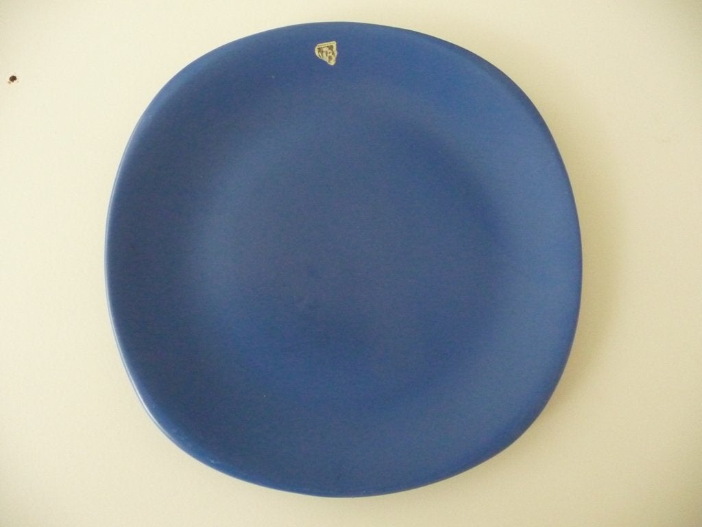 GEBAKSCHAAL pastel blauw REGINA Gouda, 50-jaren (R), Ophalen of Verzenden