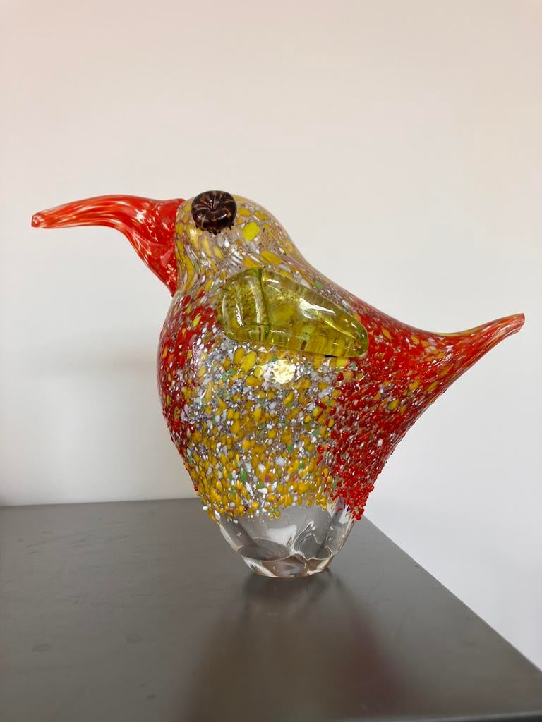 Glazen vogel, Antiek en Kunst, Kunst | Designobjecten, Ophalen of Verzenden