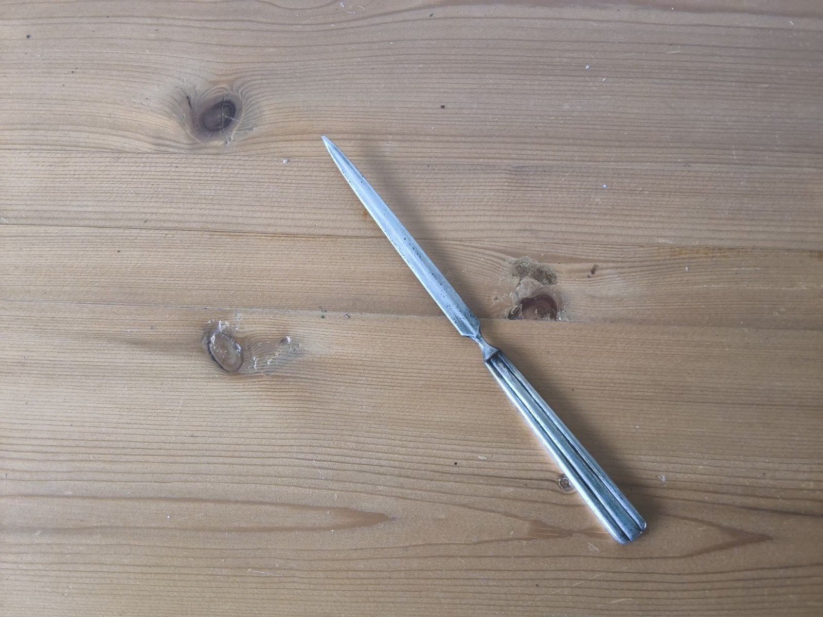 Vintage zilverkleurige briefopener, Ophalen of Verzenden