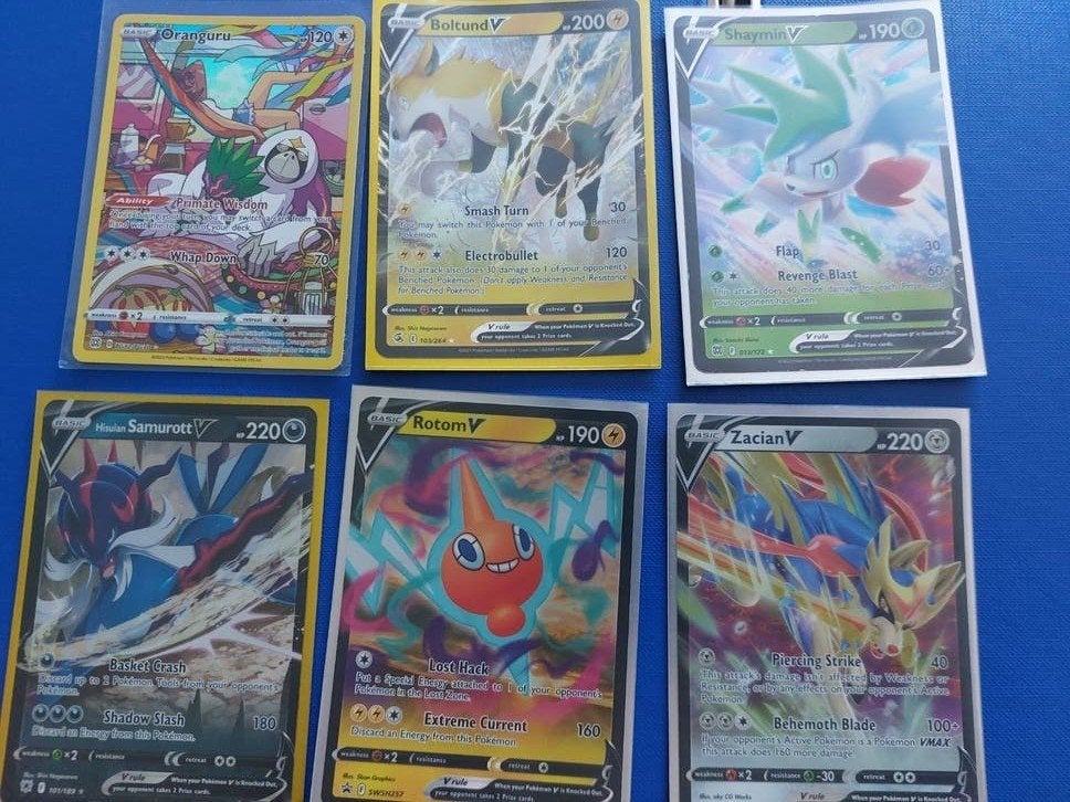 Pokémon V Kaarten Bundel, Ophalen of Verzenden, Zo goed als nieuw, Meerdere kaarten