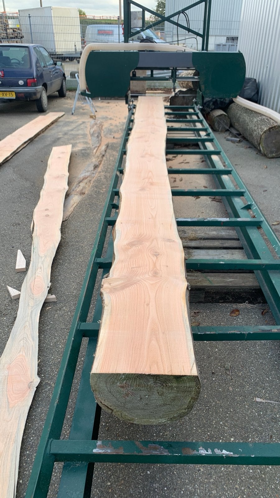 Professionele Sawmill/Boomstammen Zaag - 12,7kW Motor, Ophalen, 1200 watt of meer, 70 mm of meer