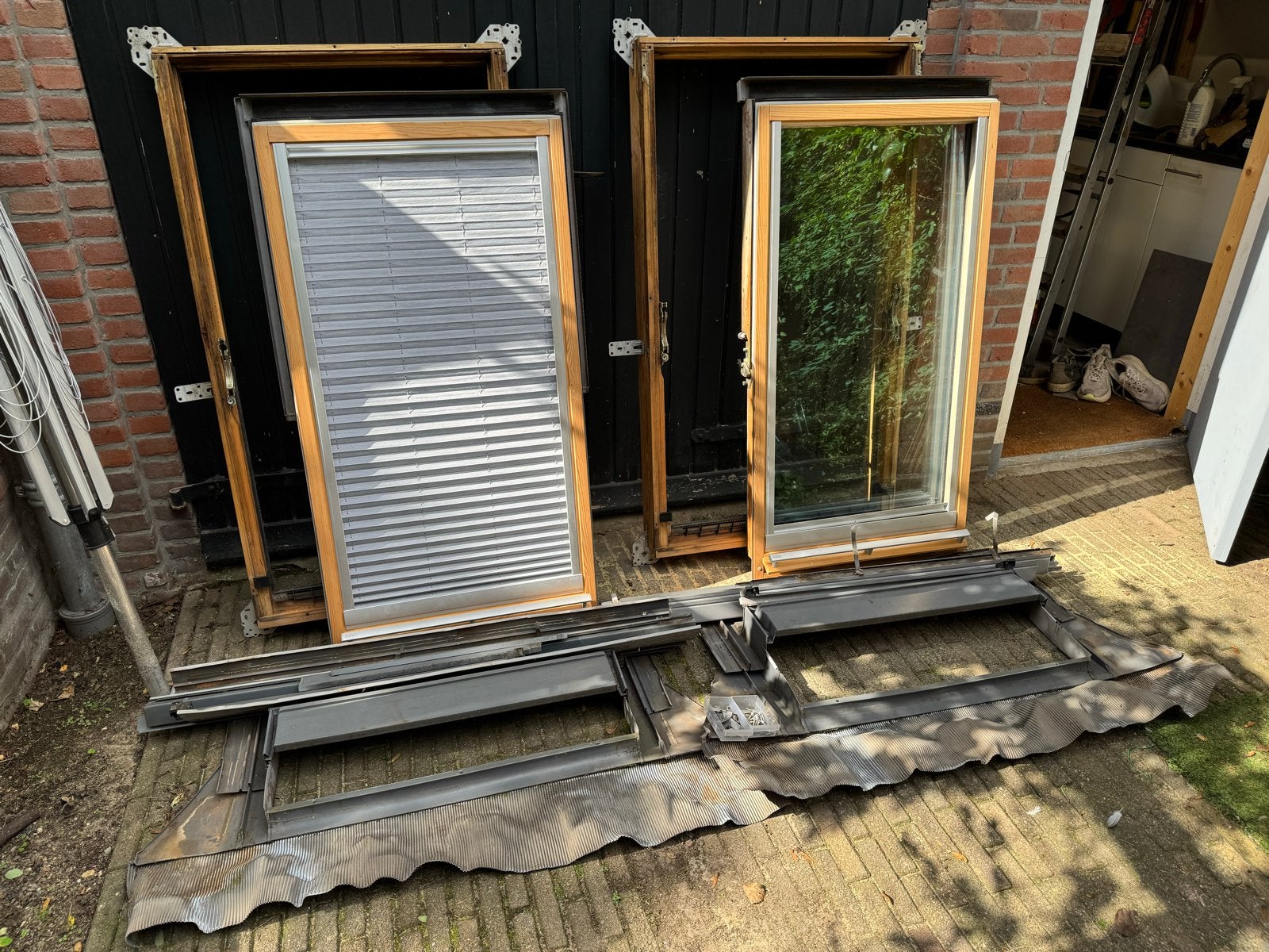 2x Velux Dakraam 78x140 cm HR++, Ophalen, Gebruikt, Minder dan 80 cm, 120 tot 160 cm