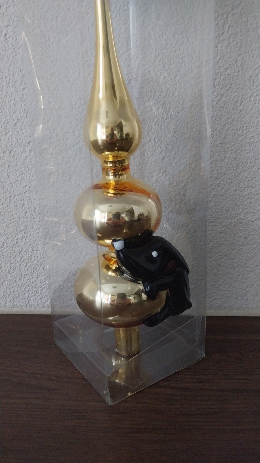 gouden glazen piek met Takkie, Verzenden, Nieuw