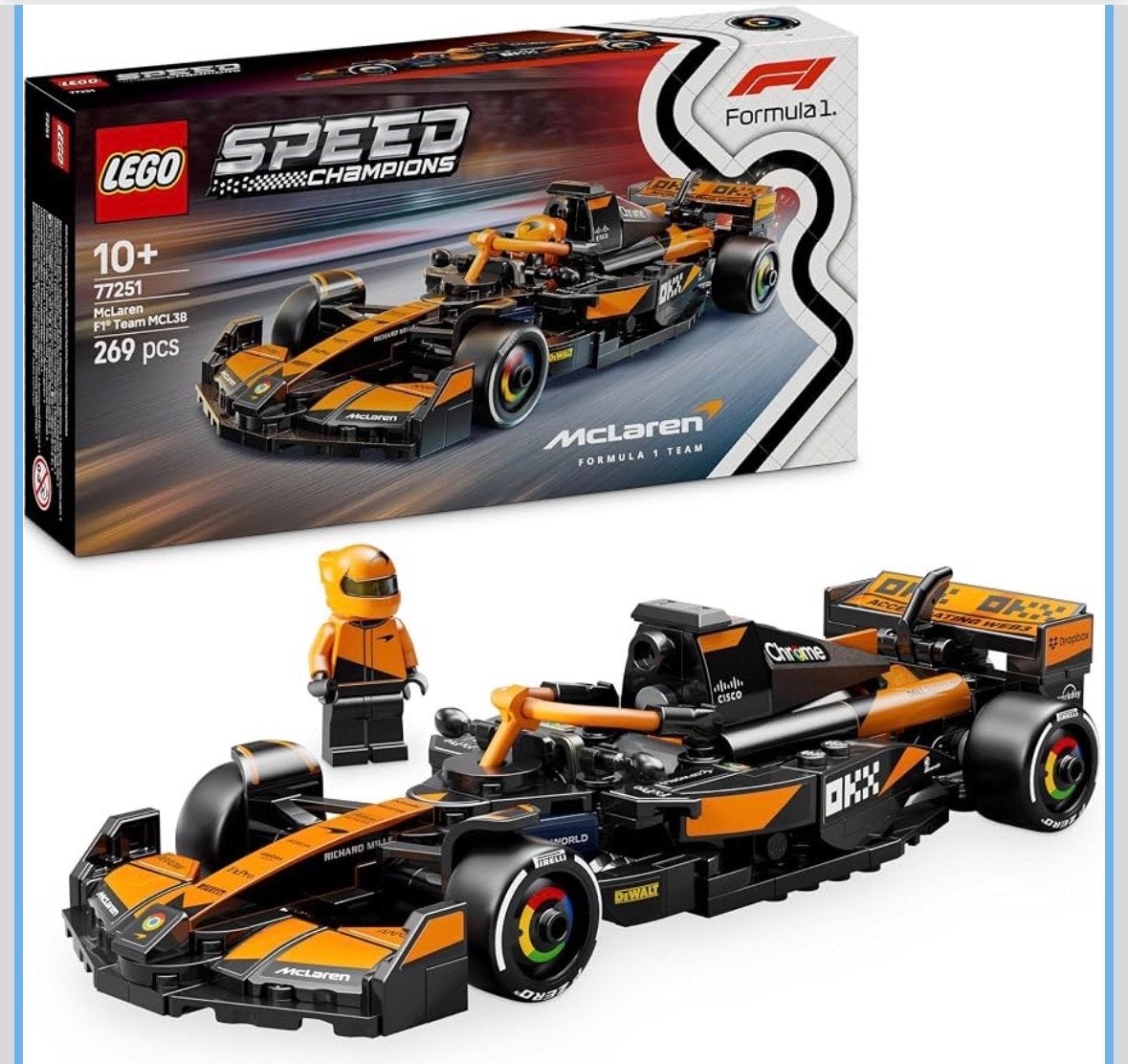 LEGO Speed Champions McLaren F1 Team MCL38 (77251), Ophalen of Verzenden, Nieuw, Overige merken