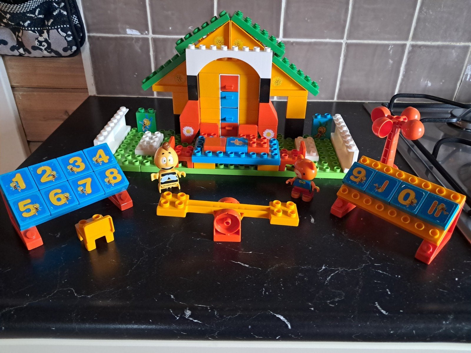 Duplo Unico Schooltje  met maja de bij, Ophalen of Verzenden, Zo goed als nieuw, Duplo