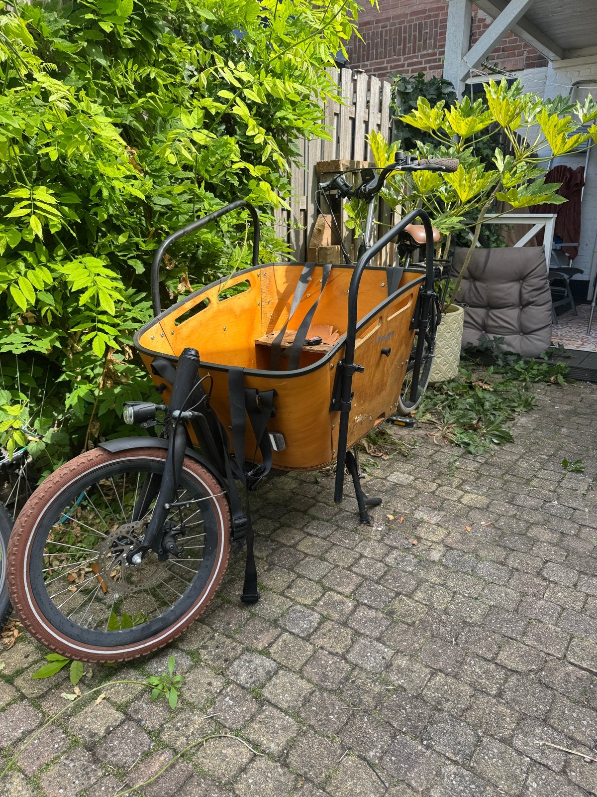 Vogue Carry 2 Bakfiets Elektrisch - Perfect voor Gezinnen, 4 kinderen of meer, Gebruikt, Elektrisch, Schijfrem