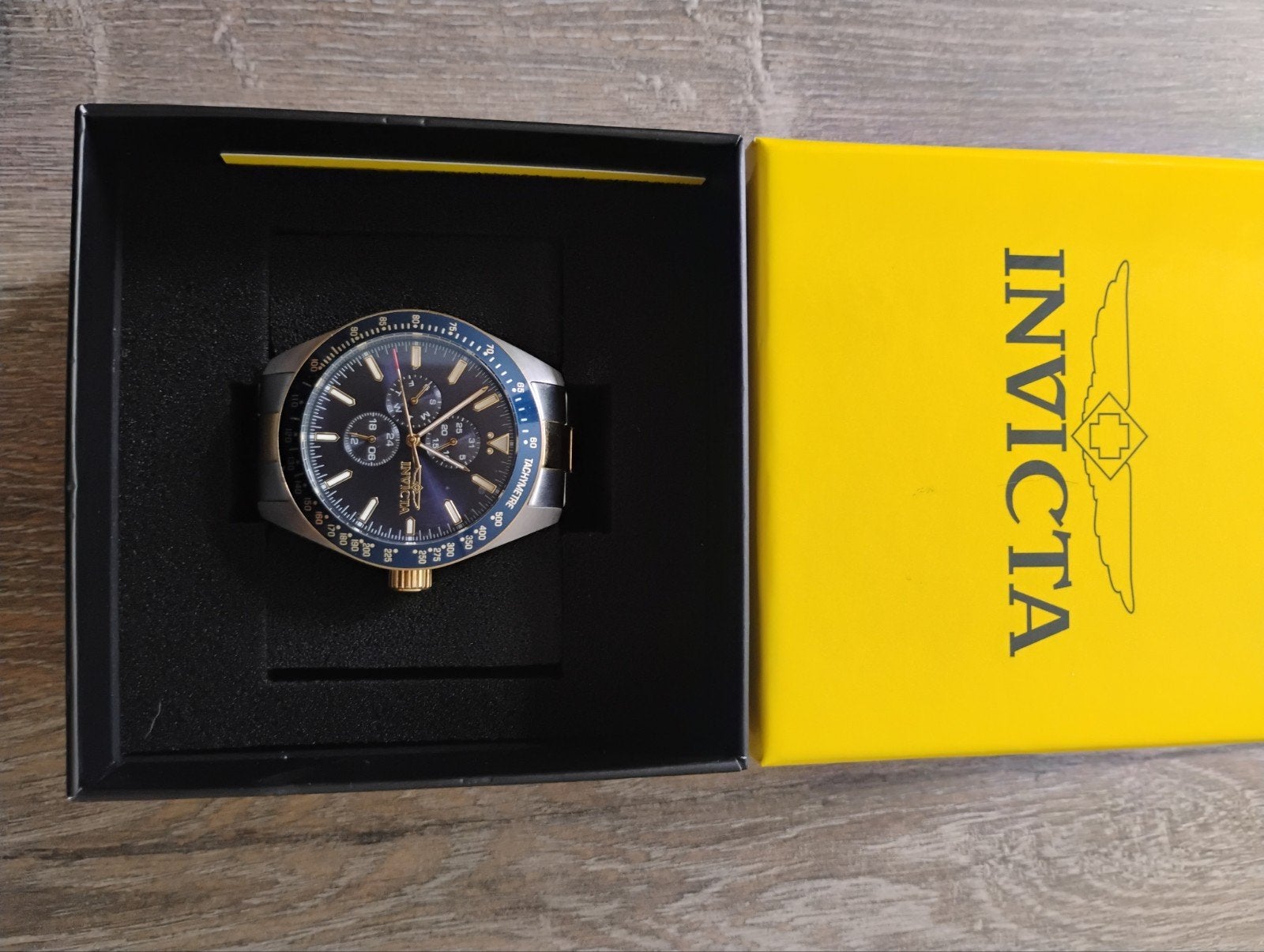 Invicta Aviator Herenhorloge -, Staal, Staal, Polshorloge, Zo goed als nieuw
