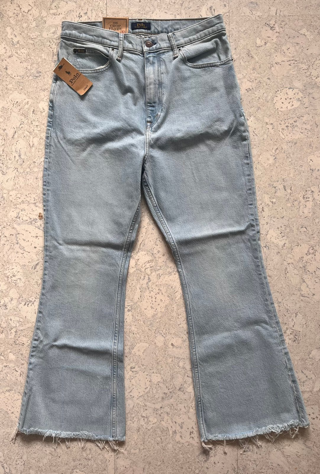Polo Ralph Lauren the crop flare jeans maat 30!, Ophalen of Verzenden, Nieuw, Blauw, W30 - W32 (confectie 38/40)