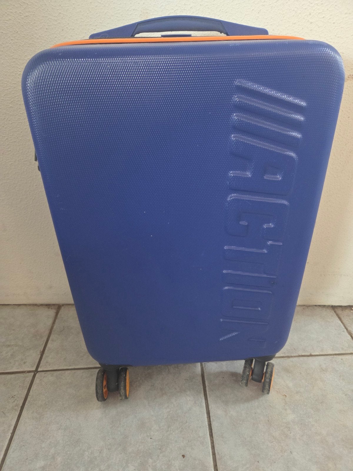 handbagage koffer action, Wieltjes, Gebruikt, 20 tot 30 cm, Blauw