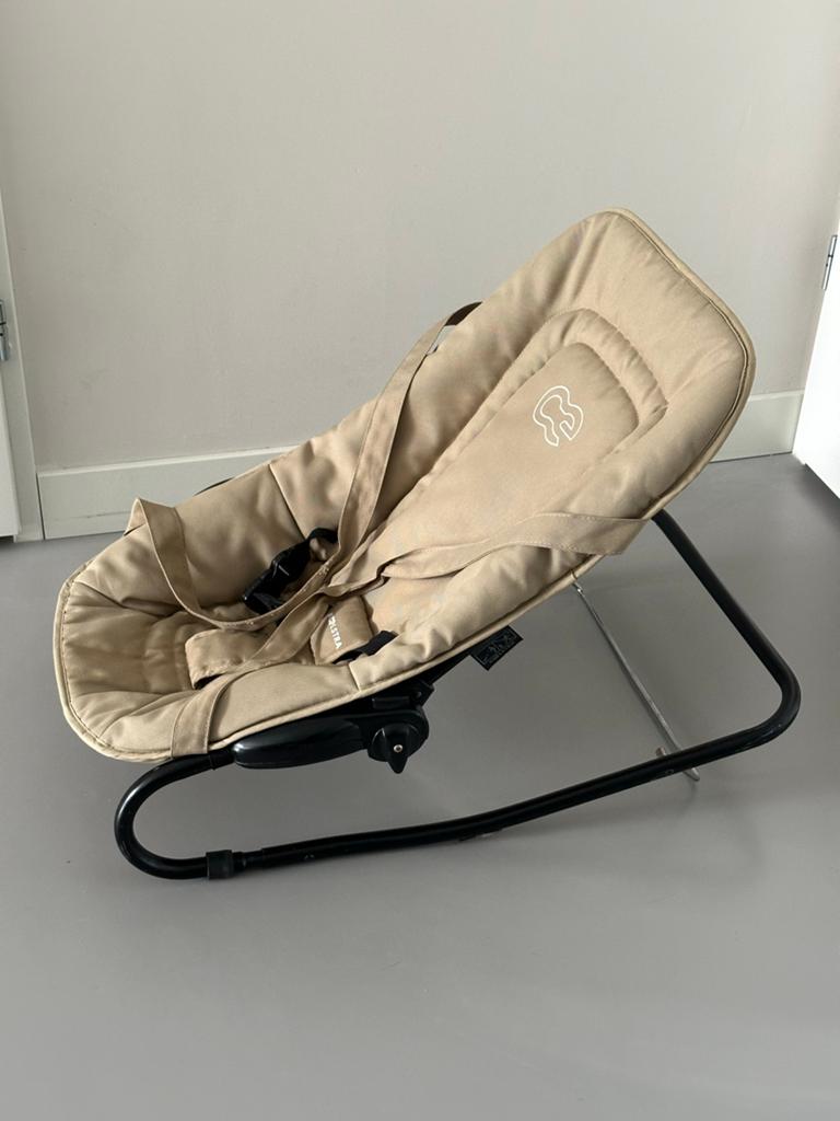 Wipstoel Sitset Koolstra - Beige, verstelbaar en met gordel, Kinderen en Baby's, Wipstoeltjes, Gebruikt, Wipstoel, Met gordel(s) of riempje(s)