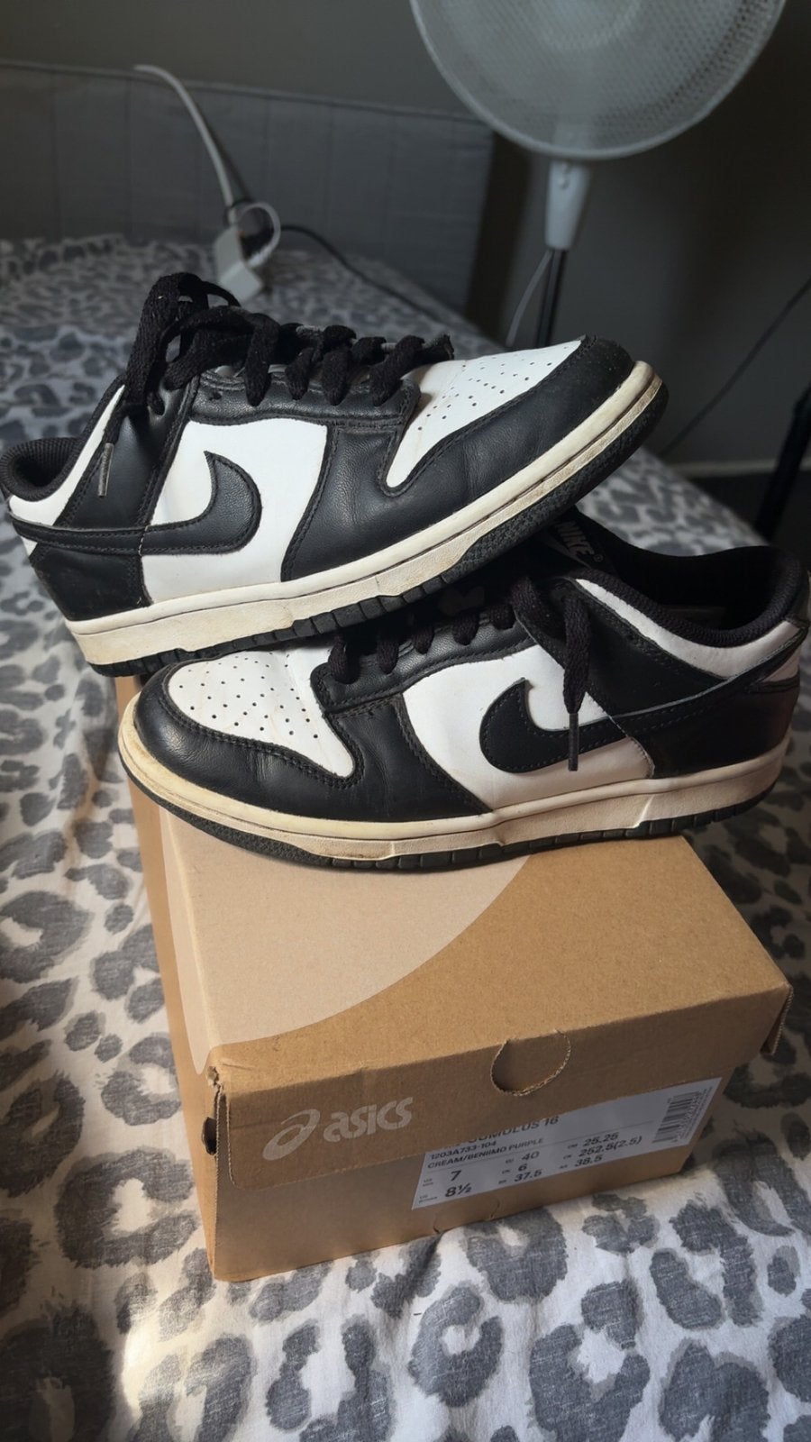 Nike Panda Dunks- Maat 39, Ophalen of Verzenden, Zo goed als nieuw, Zwart