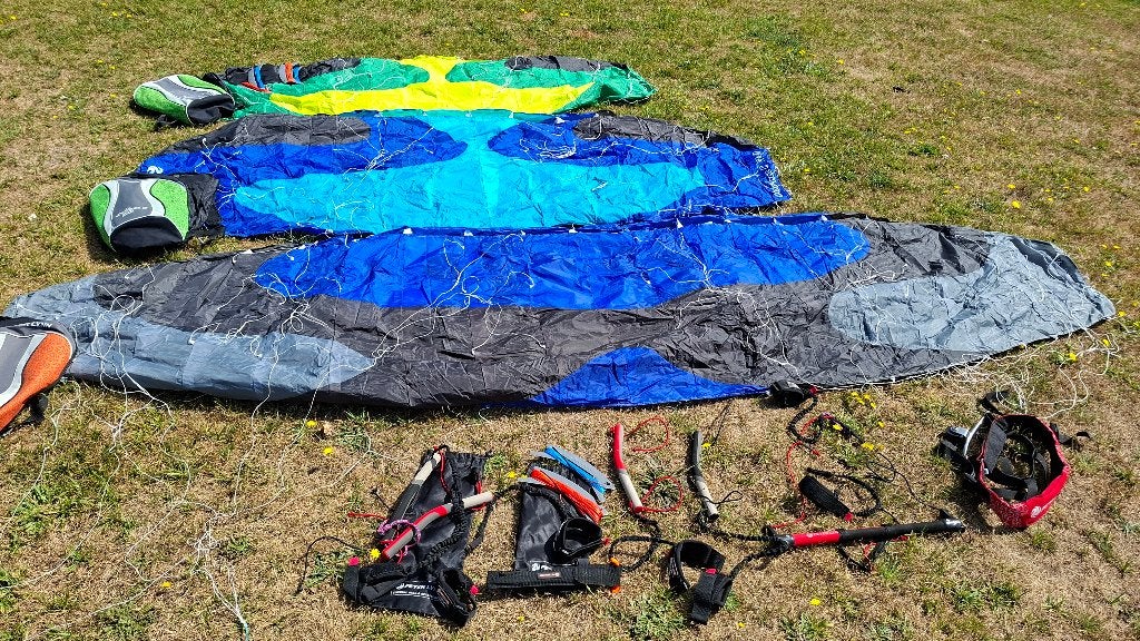 3 Peter Lynn kites, 4 lijns vliegers, Ophalen, Zo goed als nieuw, Vierlijns, Vlieger