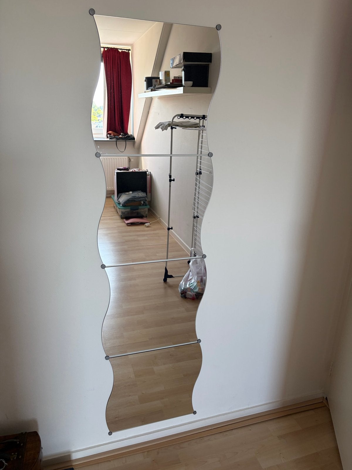 IKEA KRABB spiegel set - 4 stuks, Minder dan 50 cm, Gebruikt, Ophalen of Verzenden, Overige vormen