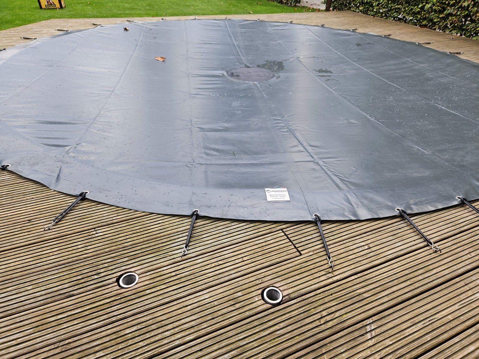 Zwembad winter afdekzeil, Tuin en Terras, Ophalen, Zo goed als nieuw, Afdekzeil