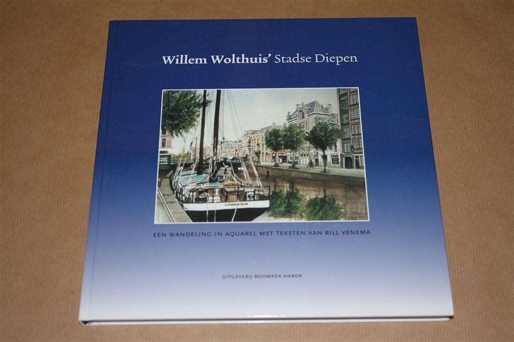 Willem Wolthuis' Stadse Diepen. Een wandeling in aquarel., Ophalen of Verzenden, Nieuw