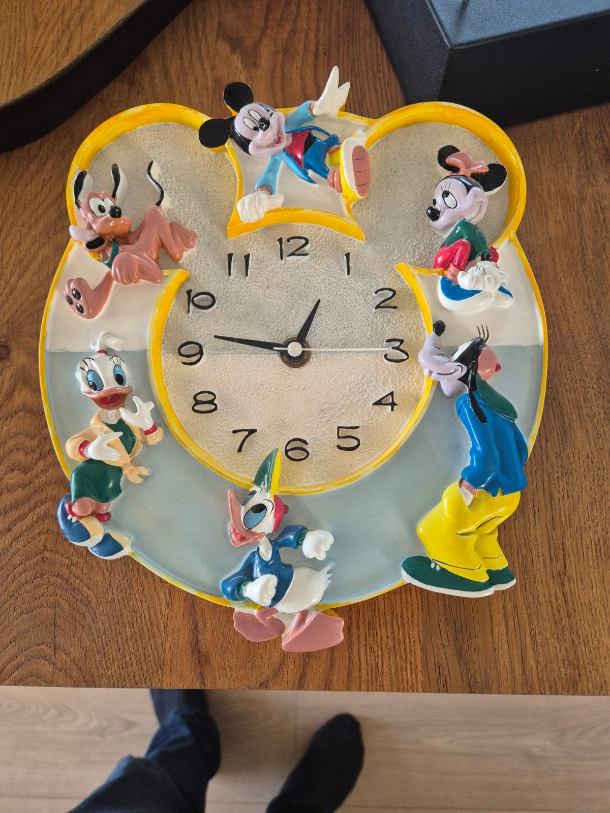 Disney Mickey Mouse en Vrienden Wandklok, Ophalen of Verzenden, Mickey Mouse, Gebruikt, Overige typen