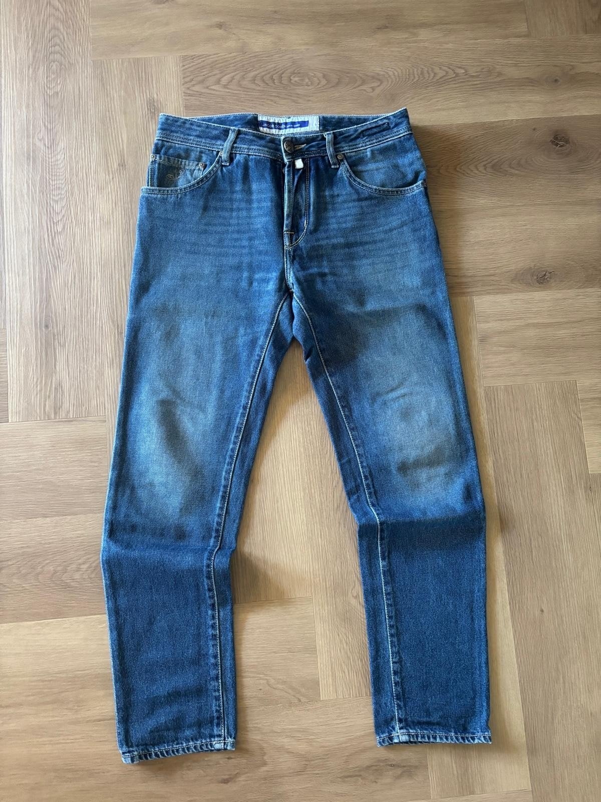 Spijkerbroek Jacob Cohen maat 31, Blauw, W32 (confectie 46) of kleiner, Ophalen of Verzenden, Zo goed als nieuw