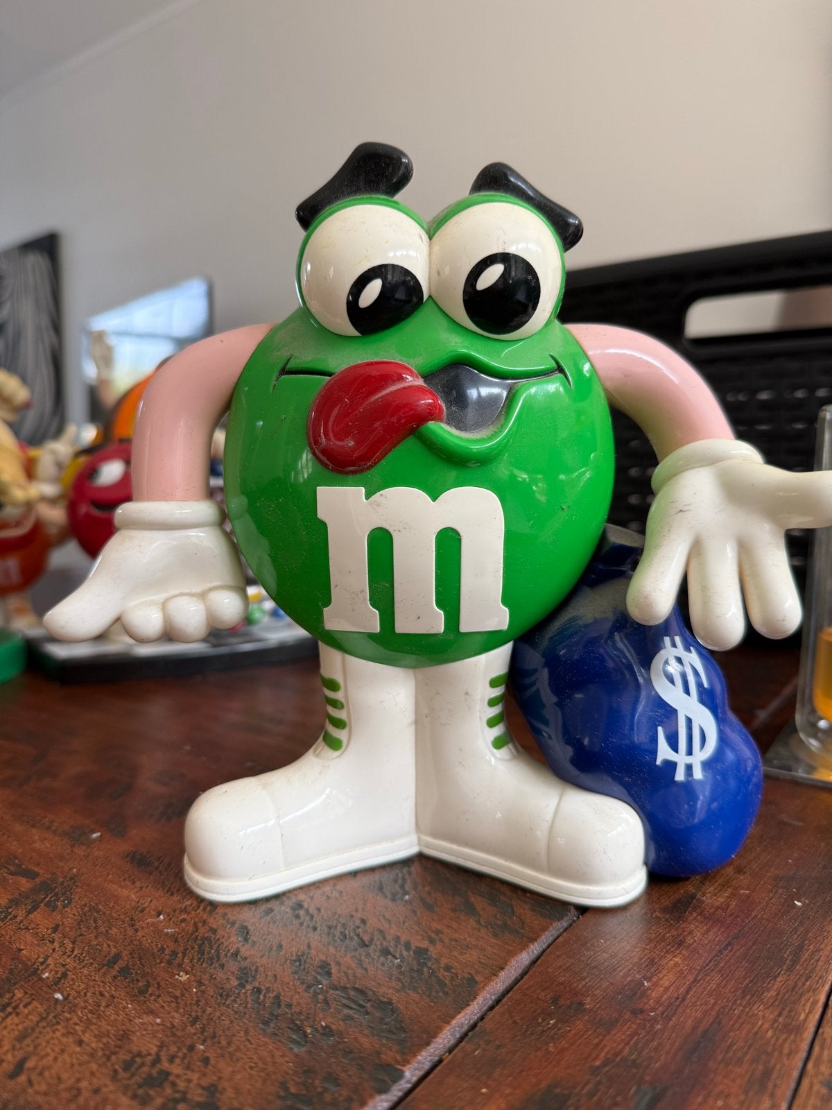 M&M's Groene Figuur - 20 cm - Verzamelobject, Ophalen of Verzenden, Gebruikt