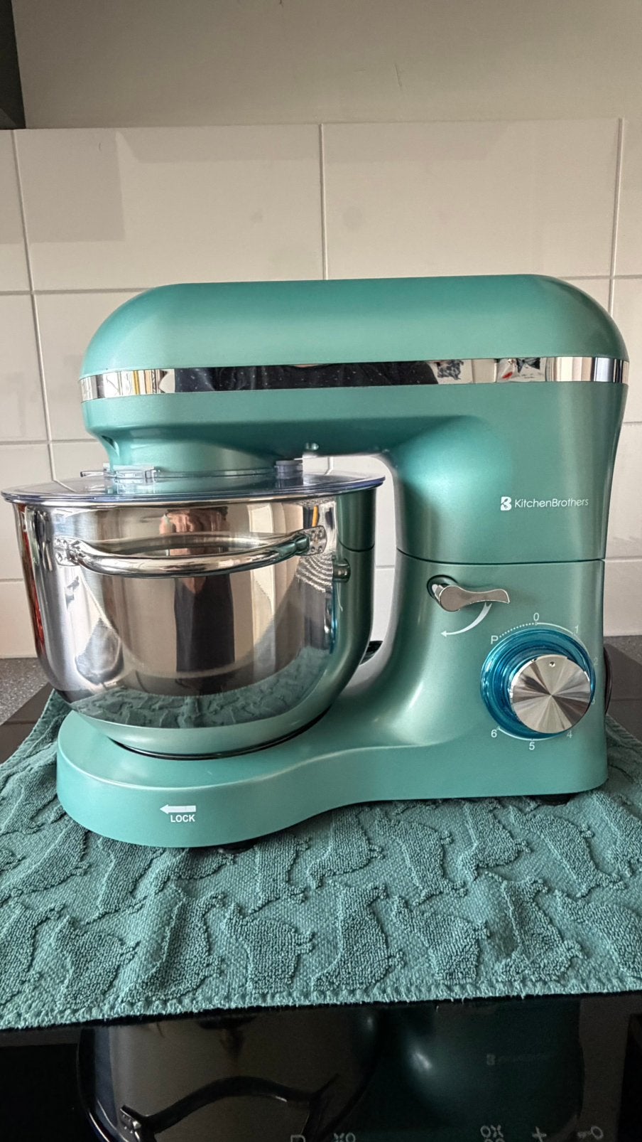 Kitchen brothers keukenmachine 2000W, 4 liter of meer, 3 snelheden of meer, Ophalen of Verzenden, Zo goed als nieuw