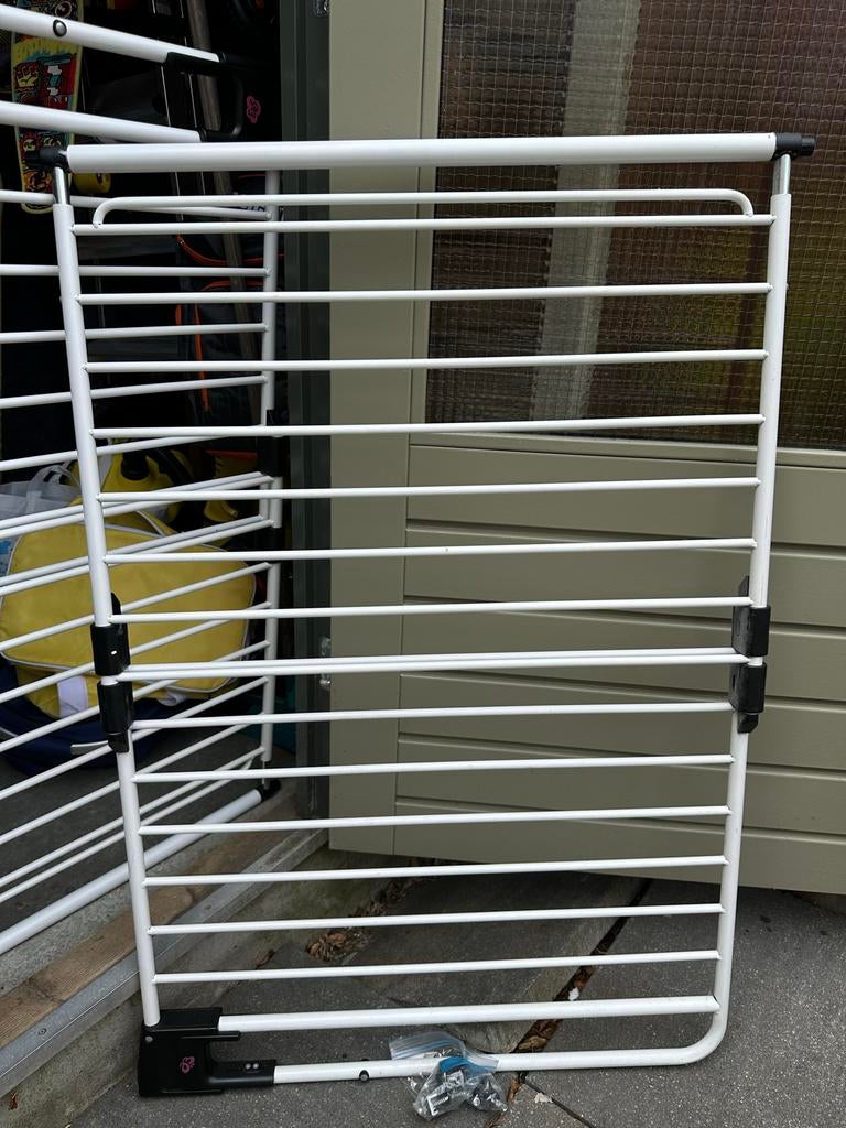 Traphekje A3 Safety door 2X - Veiligheid voor uw kind, Kinderen en Baby's, Traphekjes, Gebruikt, Schroefhekje, Metaal of IJzer