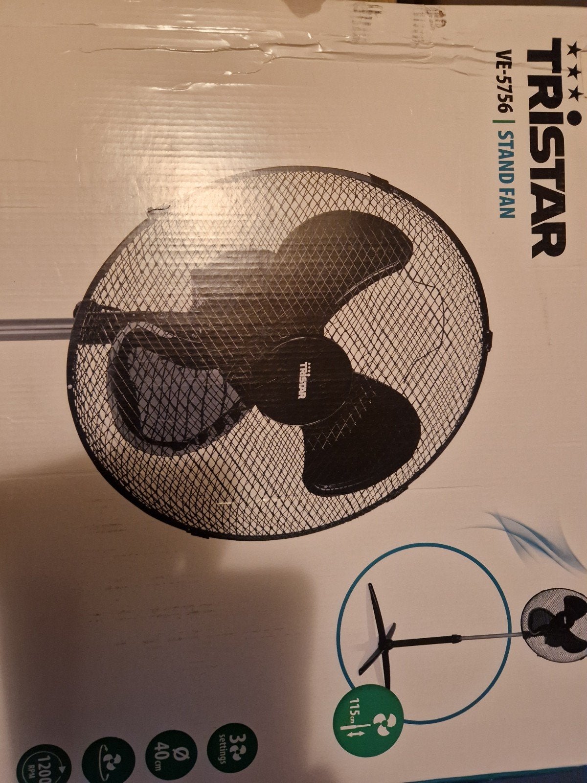 trilstar  ventilatornieuwe ventilator nieuw in dood, Witgoed en Apparatuur, Ventilatoren, Ophalen of Verzenden, Nieuw
