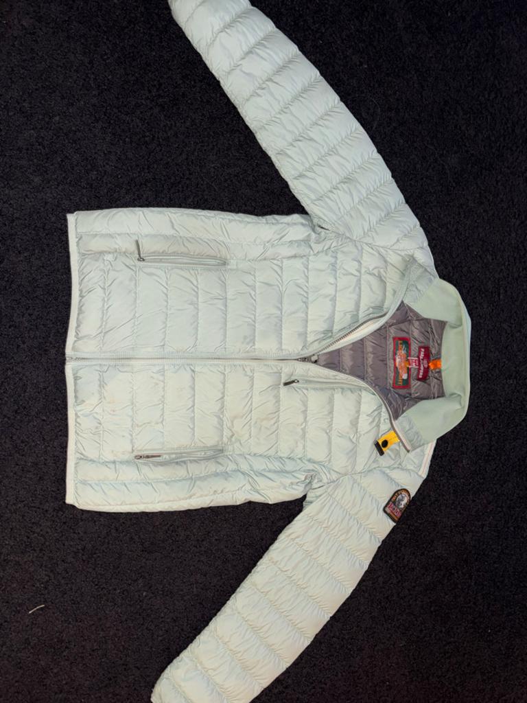Parajumpers jas - Licht groen - Klein scheurtje, Kinderen en Baby's, Ophalen of Verzenden, Zo goed als nieuw, Jongen of Meisje