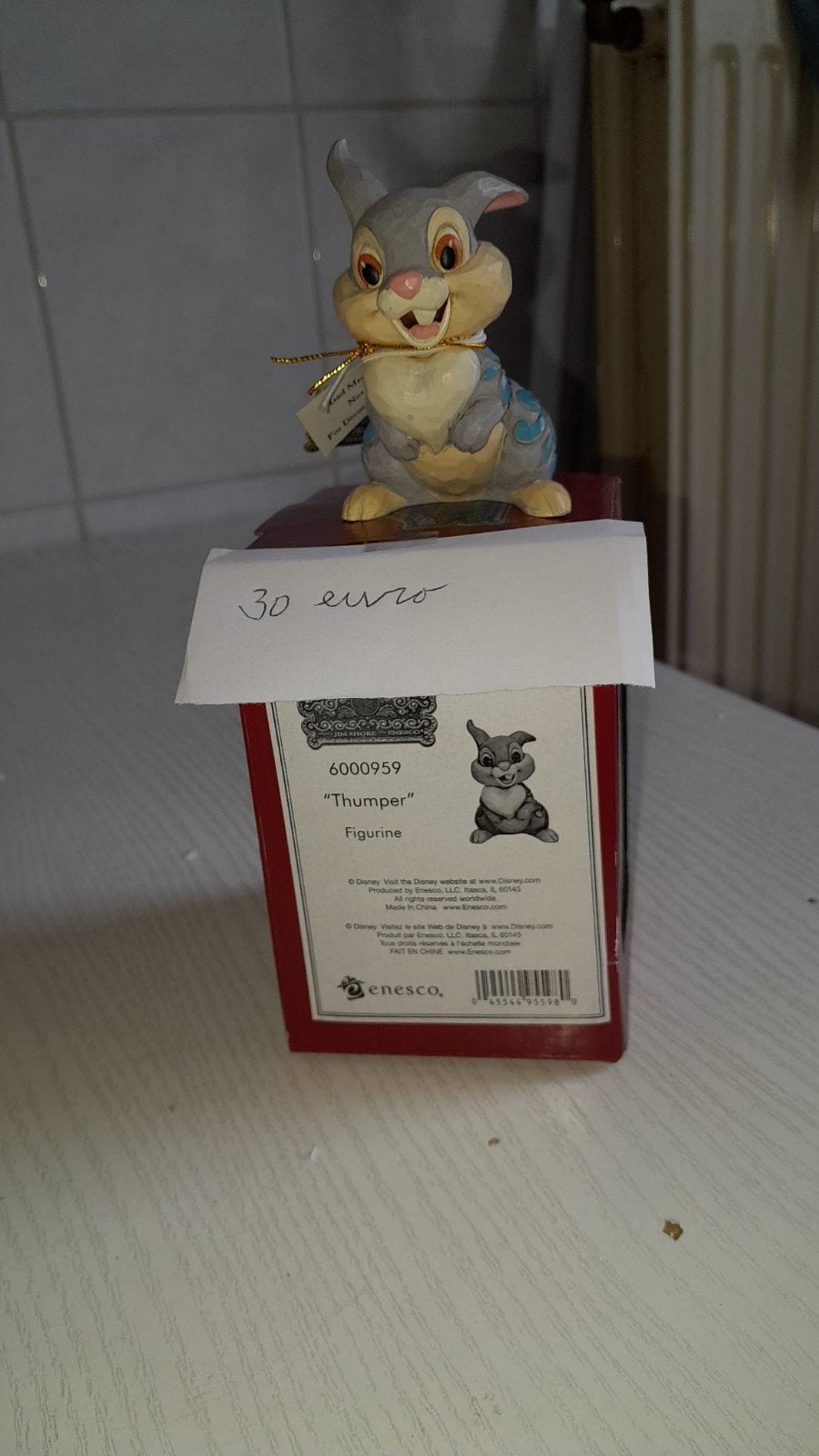 Disney "Thumper" Figurine - Enesco, Verzamelen, Disney, Ophalen, Zo goed als nieuw